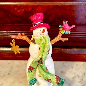 Russ “The Christmas Sampler” Snowman figurine